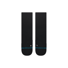 Icon Mid Solid Ribbed Crew Socks