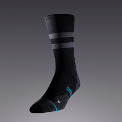 Icon Mid Solid Ribbed Crew Socks