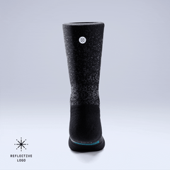 Icon Mid Solid Ribbed Crew Socks